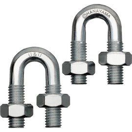 The Hanayama Cast U&U mechanical puzzle features two interlocking U-shaped pieces made of shiny metal. Each piece has bolt-like ends and a robust design that invites hands-on problem-solving. Its sleek finish adds an elegant touch, making it suitable for puzzle enthusiasts and collectors alike. Ideal for enhancing cognitive skills and providing hours of entertainment, this intricate puzzle is a perfect gift for both beginners and seasoned puzzle solvers.