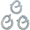 The Hanayama Cast Vortex is a mechanical puzzle featuring three intricately designed, interlocking metal pieces. The pieces have a shiny silver finish and resemble twisting, flowing shapes. Ideal for puzzle enthusiasts, it challenges the mind as users work to separate and reassemble the pieces. Perfect for enhancing problem-solving skills and providing hours of entertainment.