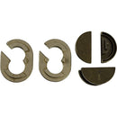 The Hanayama Cast Padlock is a mechanical puzzle featuring intricate metal pieces designed to challenge and engage users. The puzzle consists of two interlocking shapes, each crafted with precision, showcasing the unique locking mechanism that requires logical thinking and problem-solving skills to disassemble and reassemble.