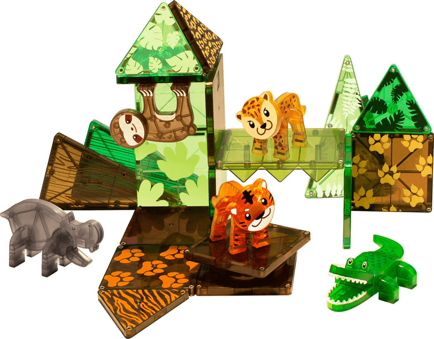 Jungle Animals Magna Tiles