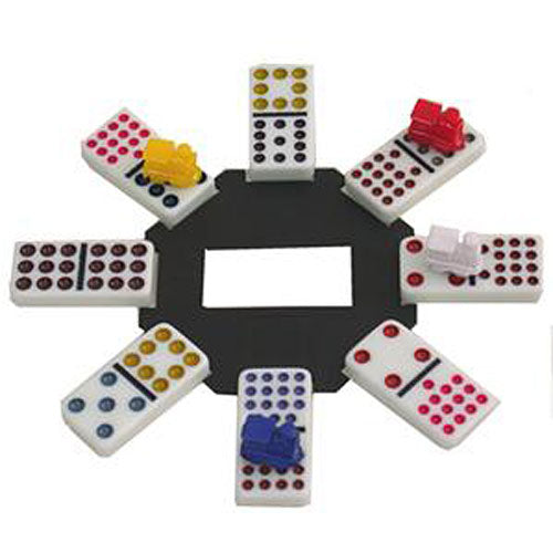 Mexican Train Dominoes - Ivory