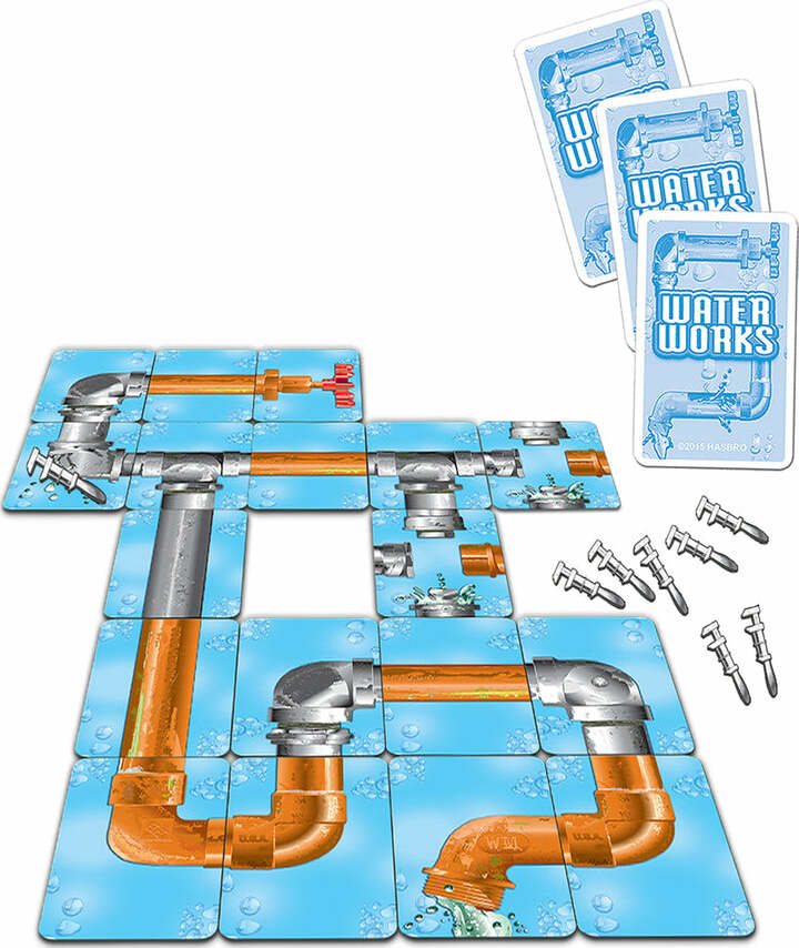 Waterworks Card Game - Fun Leaky Pipe Strategy | EurekaPuzzles